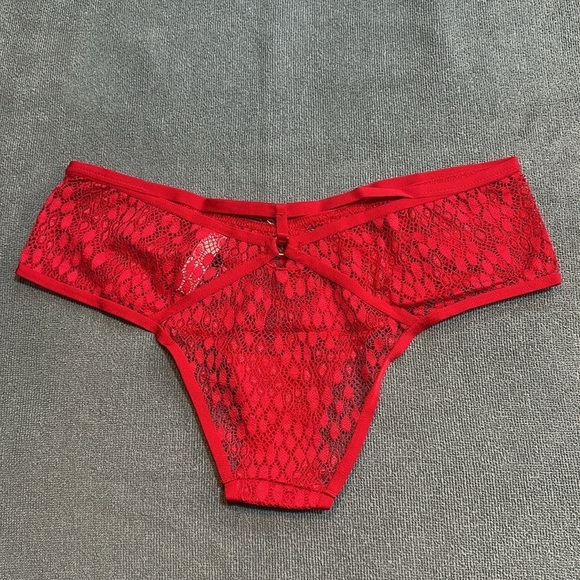 Victoria’s Secret Lace Cheeky Panty Size Medium - Picture 2 of 5